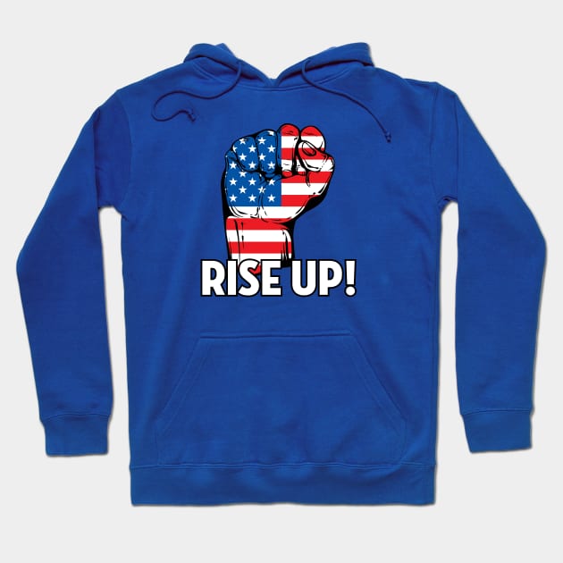 Rise Up Hoodie by Graphico